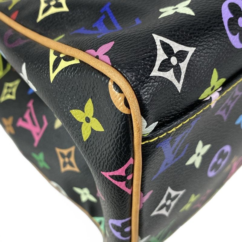 Louis Vuitton Shoulder Bag Monogram Multicolor Aurelia MM M40095 Noir Black