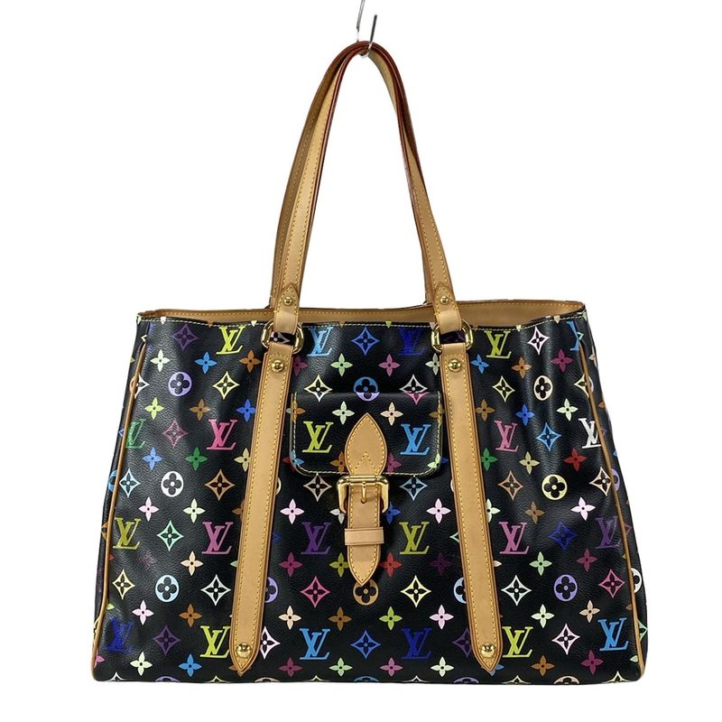 Louis Vuitton Shoulder Bag Monogram Multicolor Aurelia MM M40095 Noir Black