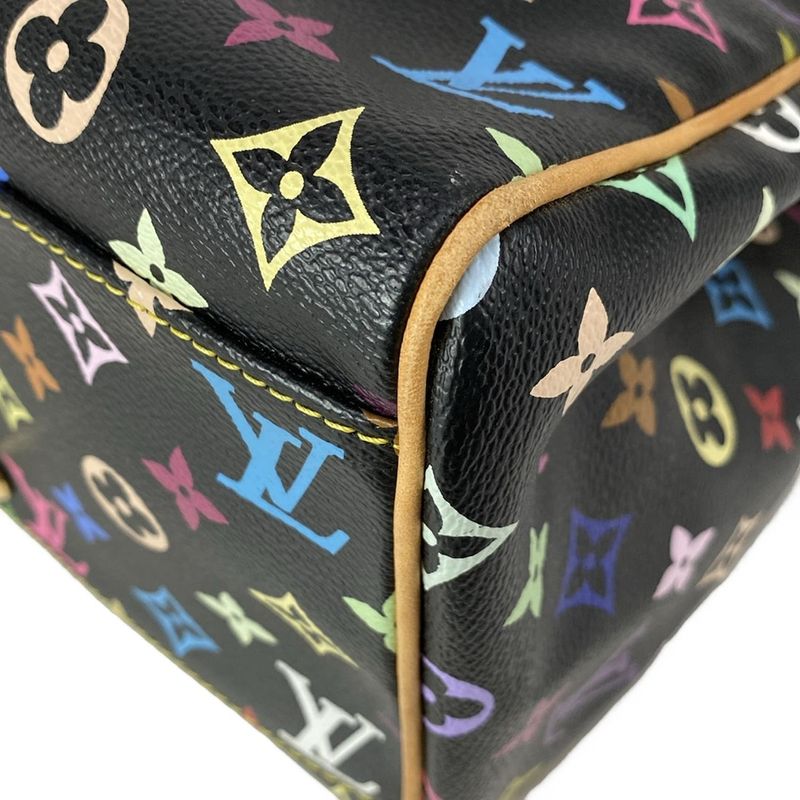 Louis Vuitton Shoulder Bag Monogram Multicolor Aurelia MM M40095 Noir Black
