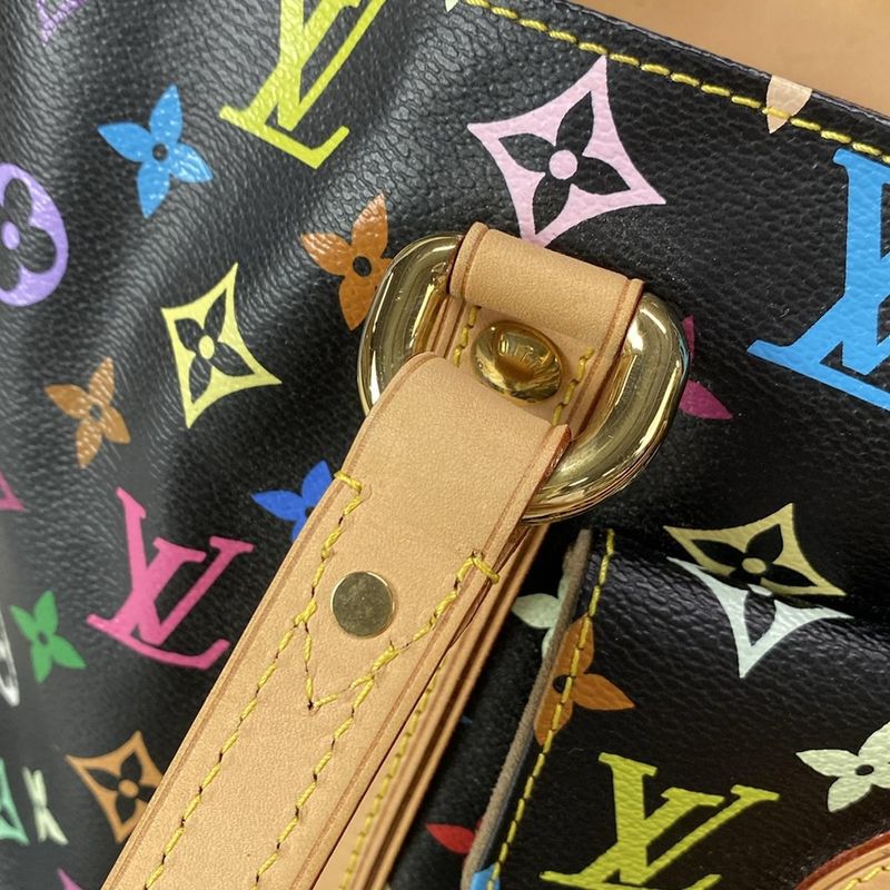 Louis Vuitton Shoulder Bag Monogram Multicolor Aurelia MM M40095 Noir Black