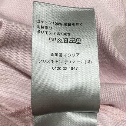 Dior/christian Dior Short Sleeve T-shirt Size S Men 943j605f0554 Light Pink
