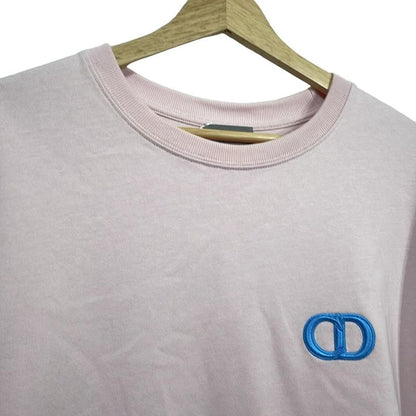 Dior/christian Dior Short Sleeve T-shirt Size S Men 943j605f0554 Light Pink