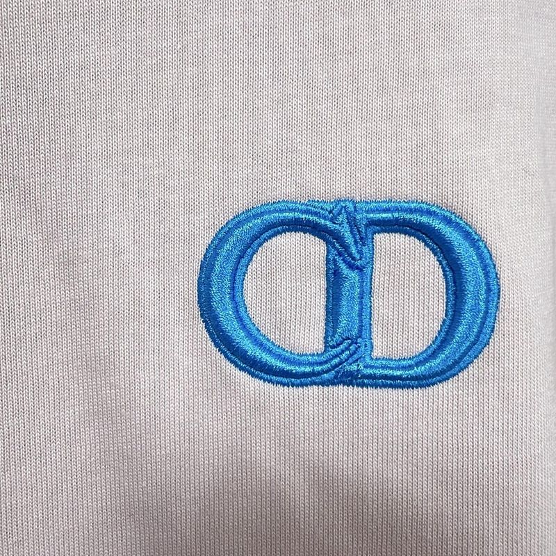 Dior/christian Dior Short Sleeve T-shirt Size S Men 943j605f0554 Light Pink