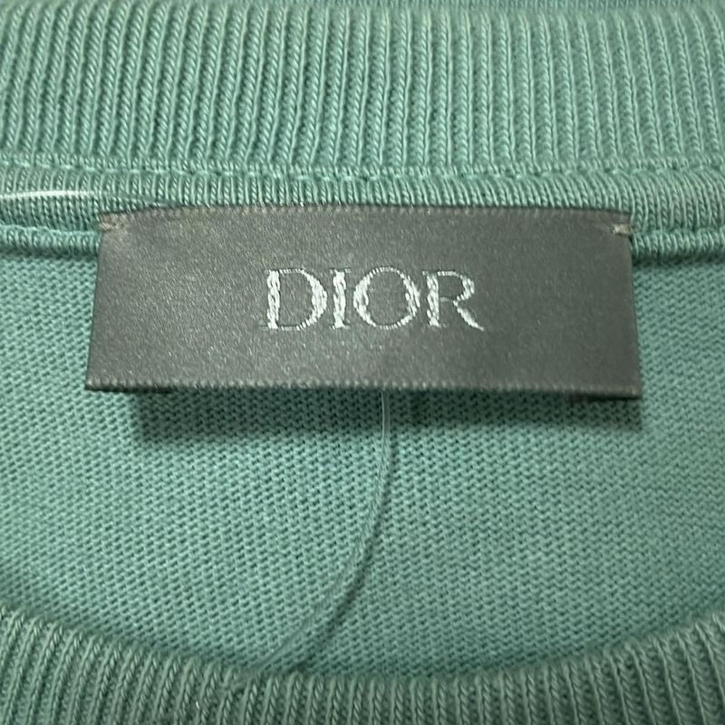 Dior/christian Dior Short Sleeve T-shirt Size L Men's 943j605a0554 Green
