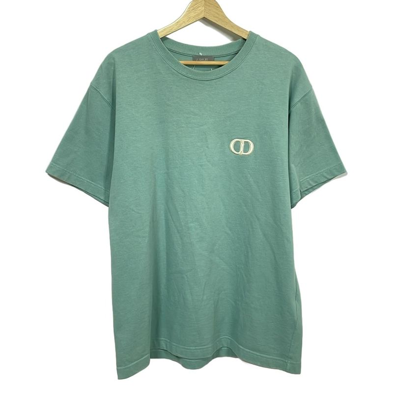 Dior/christian Dior Short Sleeve T-shirt Size L Men's 943j605a0554 Green