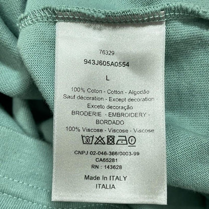 Dior/christian Dior Short Sleeve T-shirt Size L Men's 943j605a0554 Green