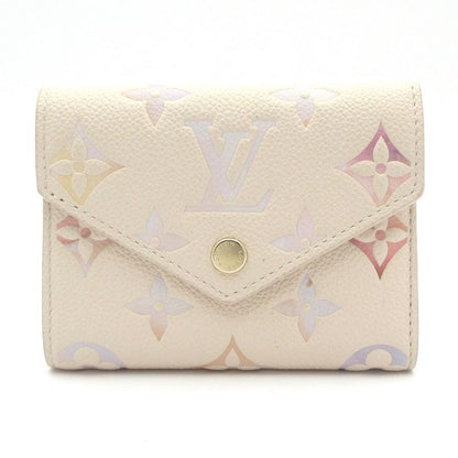 Louis Vuitton Trifold Wallet Bicolor Monogram Empreinte Portefeuille Victorine