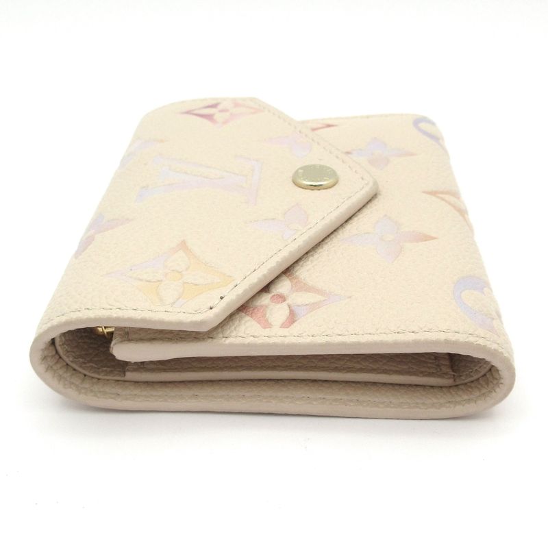 Louis Vuitton Trifold Wallet Bicolor Monogram Empreinte Portefeuille Victorine