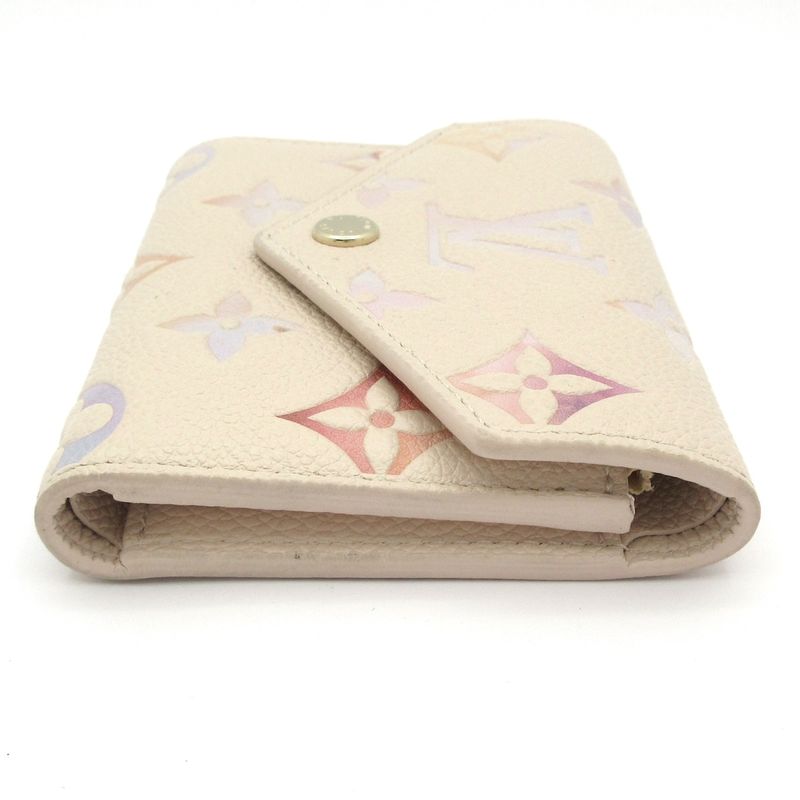 Louis Vuitton Trifold Wallet Bicolor Monogram Empreinte Portefeuille Victorine
