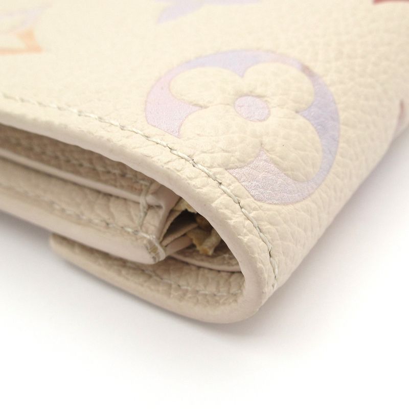Louis Vuitton Trifold Wallet Bicolor Monogram Empreinte Portefeuille Victorine