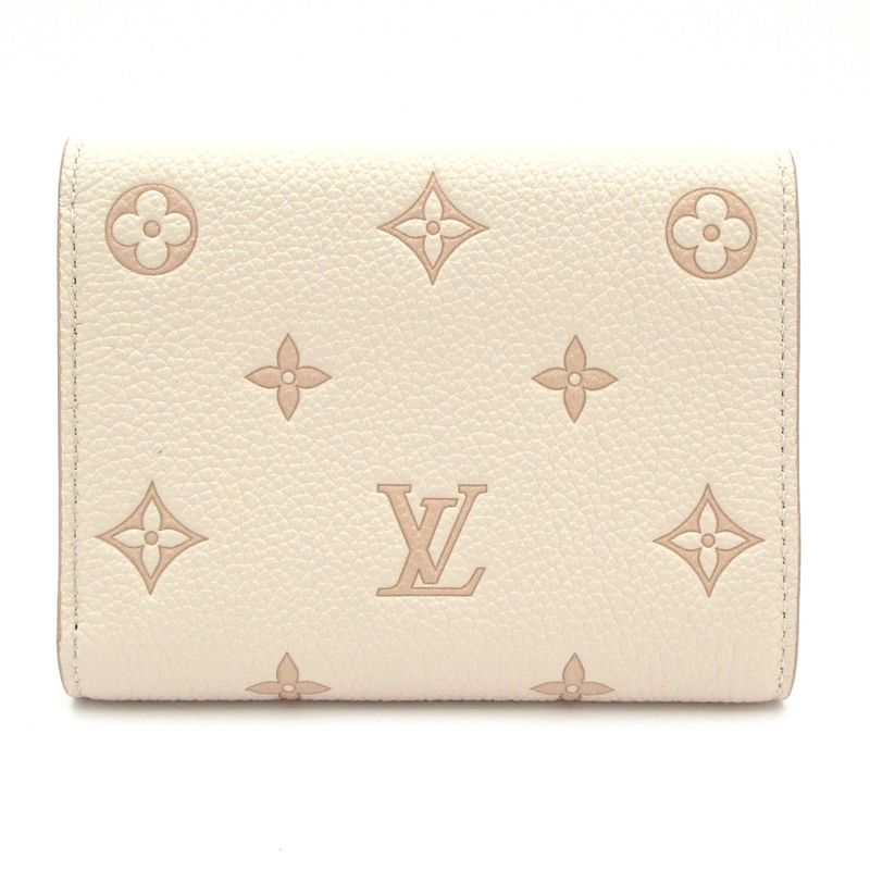 Louis Vuitton Trifold Wallet Bicolor Monogram Empreinte Portefeuille Victorine