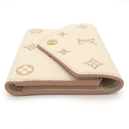Louis Vuitton Trifold Wallet Bicolor Monogram Empreinte Portefeuille Victorine