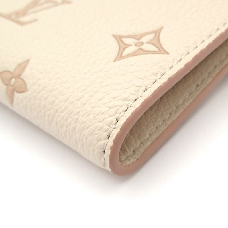 Louis Vuitton Trifold Wallet Bicolor Monogram Empreinte Portefeuille Victorine