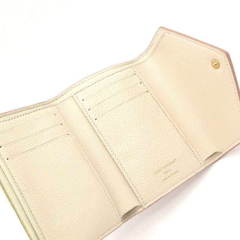 Louis Vuitton Trifold Wallet Bicolor Monogram Empreinte Portefeuille Victorine