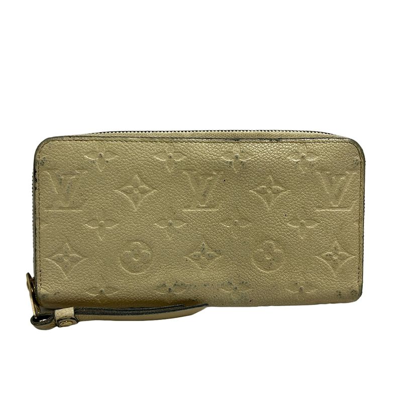 Louis Vuitton Monogram Empreinte Zippy Wallet M64089 Clesme Leather Cowhide