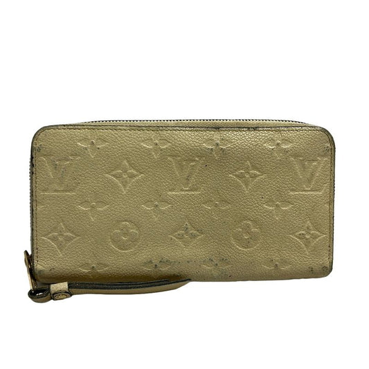 Louis Vuitton Monogram Empreinte Zippy Wallet M64089 Clesme Leather Cowhide