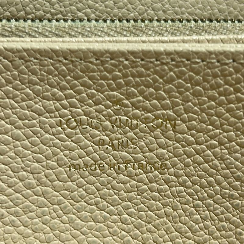 Louis Vuitton Monogram Empreinte Zippy Wallet M64089 Clesme Leather Cowhide