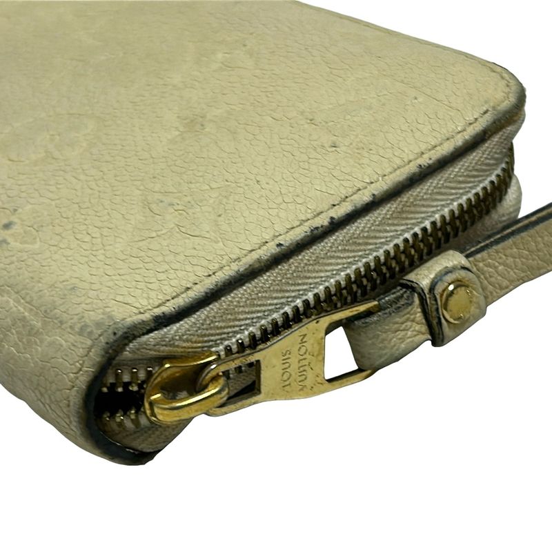 Louis Vuitton Monogram Empreinte Zippy Wallet M64089 Clesme Leather Cowhide