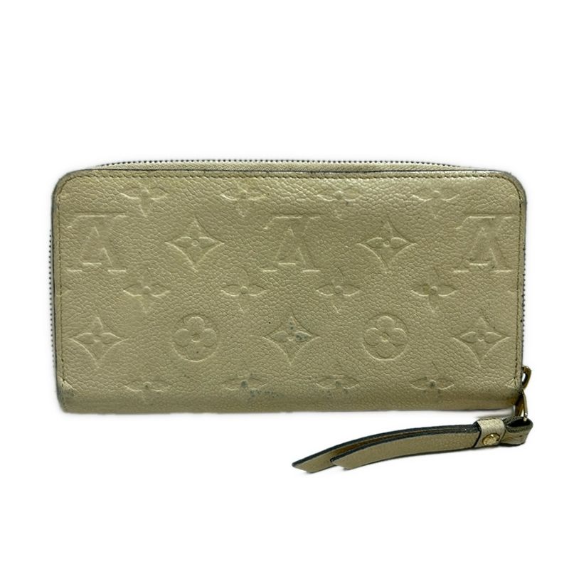 Louis Vuitton Monogram Empreinte Zippy Wallet M64089 Clesme Leather Cowhide