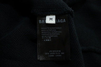 Balenciaga BB LOGO Printed Hoodie Black M 570792 Tev19 BB Logo Print Hoodie