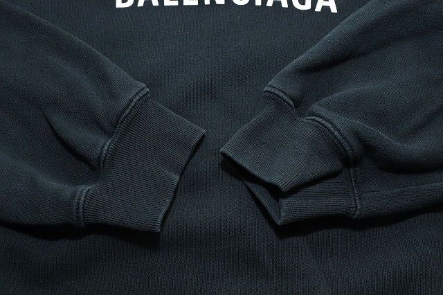 Balenciaga BB LOGO Printed Hoodie Black M 570792 Tev19 BB Logo Print Hoodie
