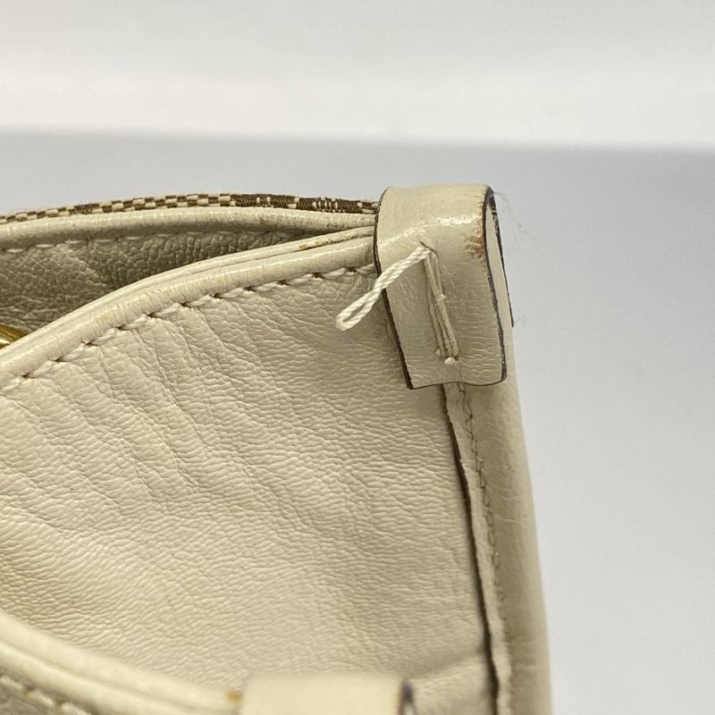 Gucci Tote Bag GG Canvas Horsebit 623694 Canvas Brown White Gold Hardware