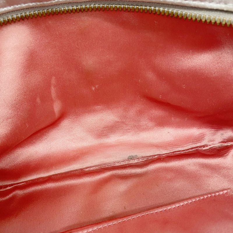 Gucci Shoulder Bag GG Marmont 447632 Leather Silver Gold Hardware Women