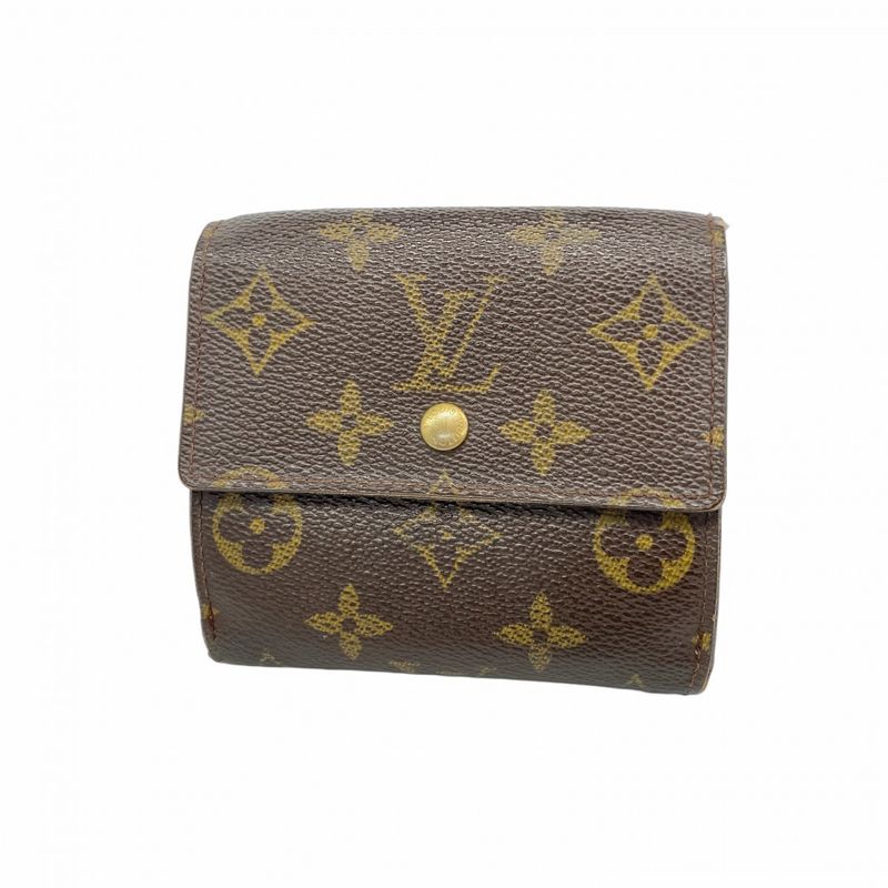 Louis Vuitton Wallet Monogram Porte Monebier Carte Cles Di M61652 Brown Men