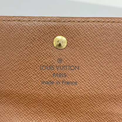 Louis Vuitton Wallet Monogram Porte Monebier Carte Cles Di M61652 Brown Men