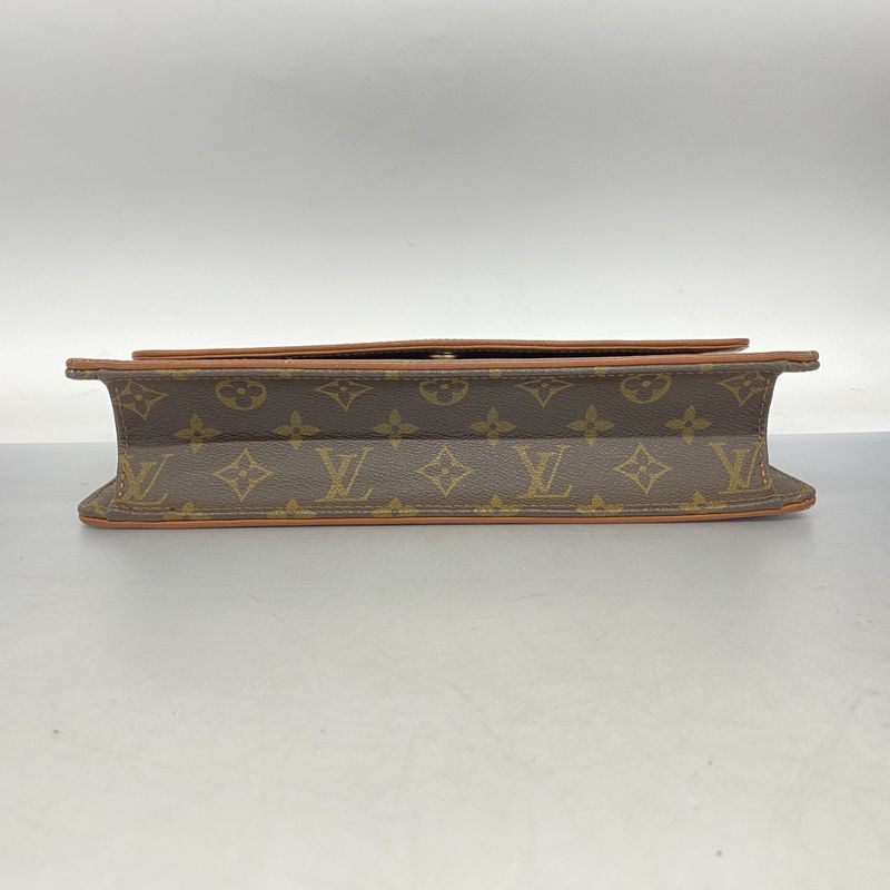 Louis Vuitton Clutch Bag Monogram Pochette Dame GM M51810 Brown Men's