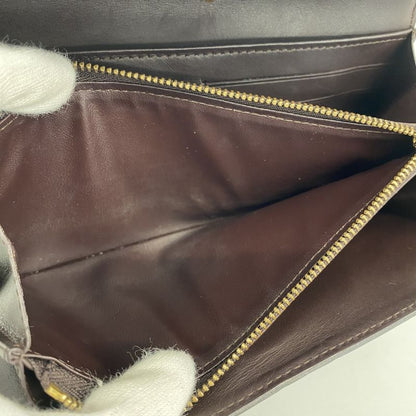 Louis Vuitton Vernis Portefeuille Sarah M93524 Amarante Women's Long Wallet