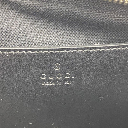 Gucci Shoulder Bag GG Marmont 447632 Leather Black Cles Deuce