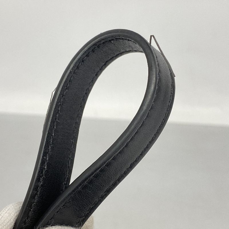 Gucci Shoulder Bag GG Marmont 447632 Leather Black Cles Deuce