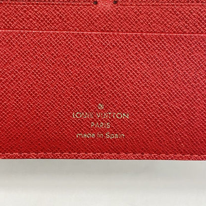 Louis Vuitton Long Wallet Monogram Portefeuille Antholite M60250 Rouge Ladies