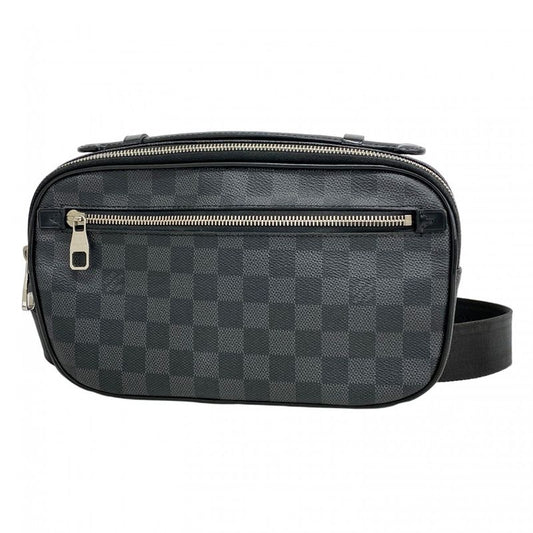 Louis Vuitton Body Bag Damier Graphite Ambrelle N41289 Black Men's