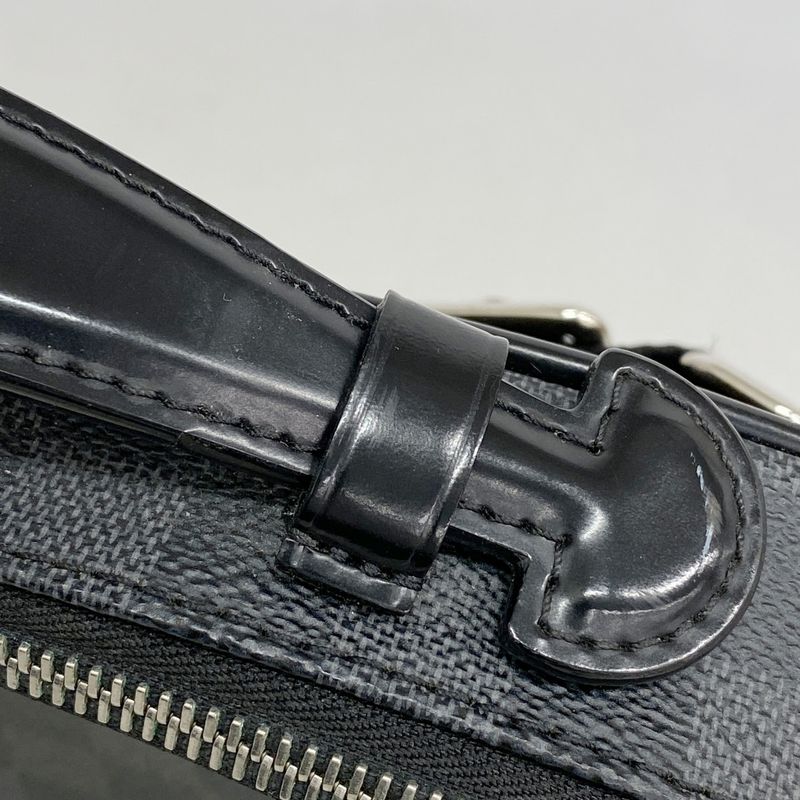 Louis Vuitton Body Bag Damier Graphite Ambrelle N41289 Black Men's