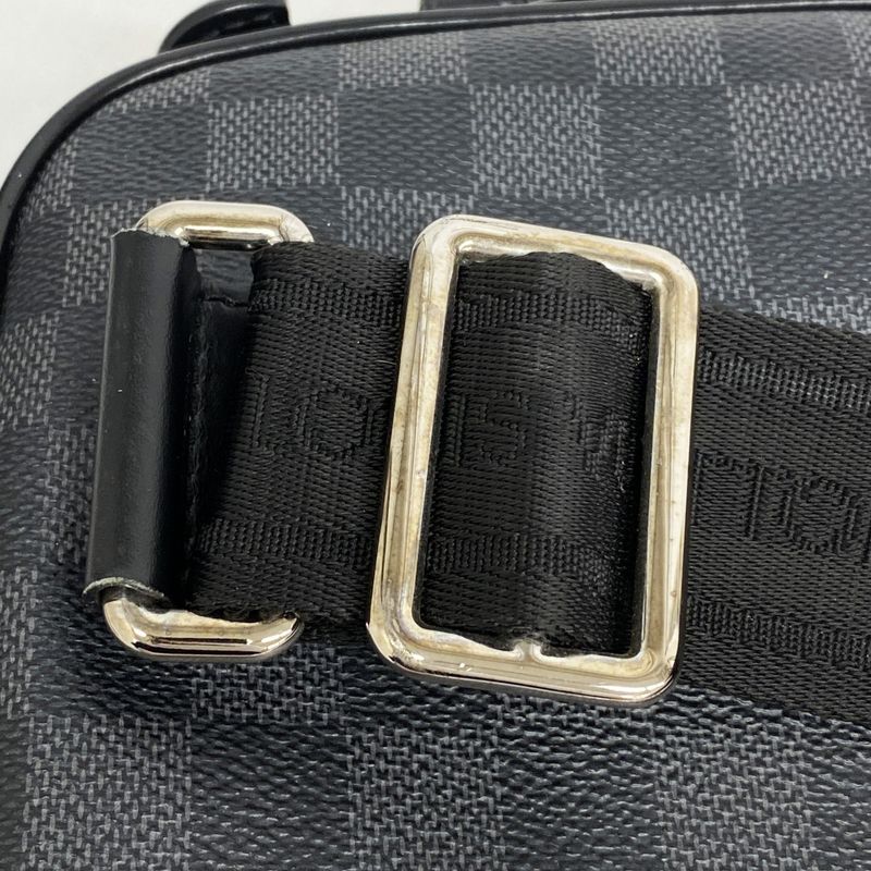 Louis Vuitton Body Bag Damier Graphite Ambrelle N41289 Black Men's