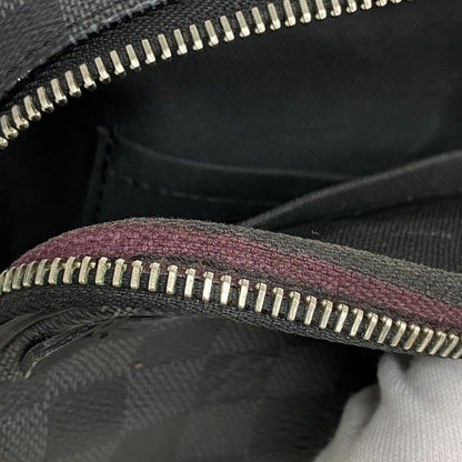 Louis Vuitton Body Bag Damier Graphite Ambrelle N41289 Black Men's