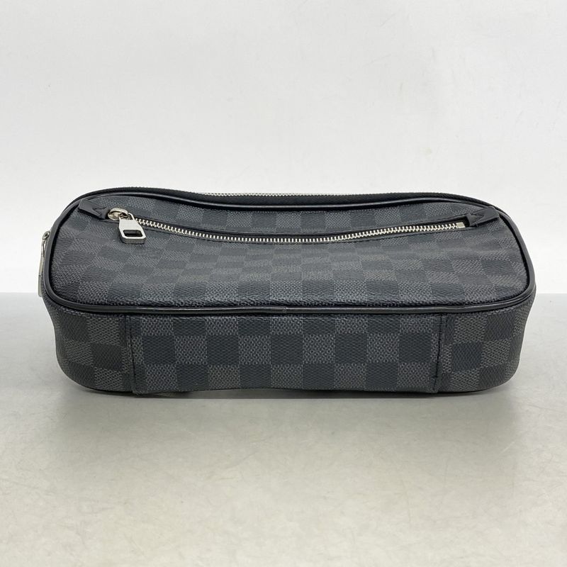 Louis Vuitton Body Bag Damier Graphite Ambrelle N41289 Black Men's