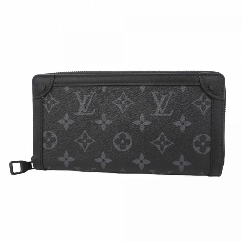 Louis Vuitton Monogram-eclipse Trunk Zippy Wallet M80558 Blackmen's
