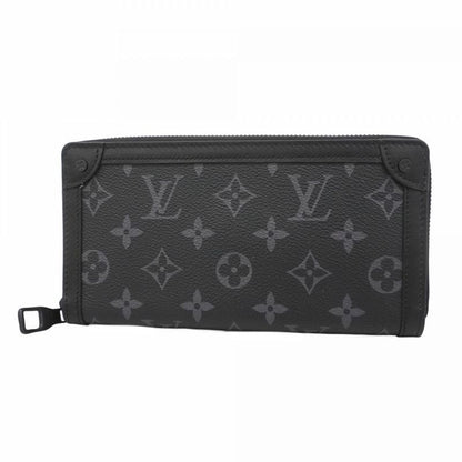 Louis Vuitton Monogram-eclipse Trunk Zippy Wallet M80558 Blackmen's