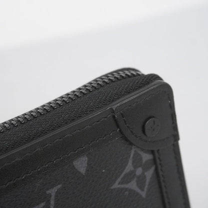 Louis Vuitton Monogram-eclipse Trunk Zippy Wallet M80558 Blackmen's