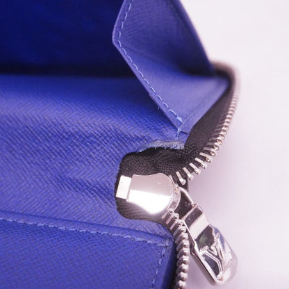 Louis Vuitton Long Wallet Taiga Llama Zippy Wallet Vertical M30447 Cobalt Men's