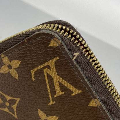 Louis Vuitton Long Wallet Monogram Zippy Wallet M41896 Brown Coquelicot Ladies