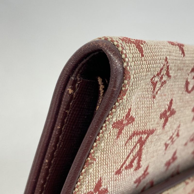 Louis Vuitton Trifold Long Wallet Monogram Mini Porte Trésor International