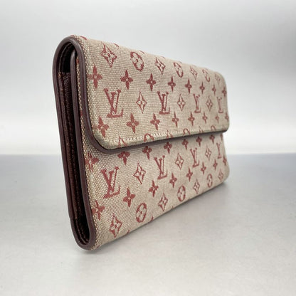 Louis Vuitton Trifold Long Wallet Monogram Mini Porte Trésor International