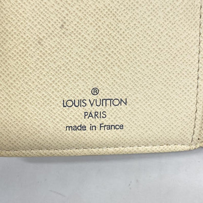 Louis Vuitton Wallet Damier Azure Portefeuille Viennois N61676 White Ladies