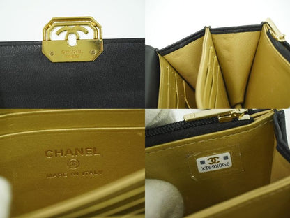 Authentic Chanel Coco Mark Matelasse Mini Flap Chain Shoulder Bag Pochette