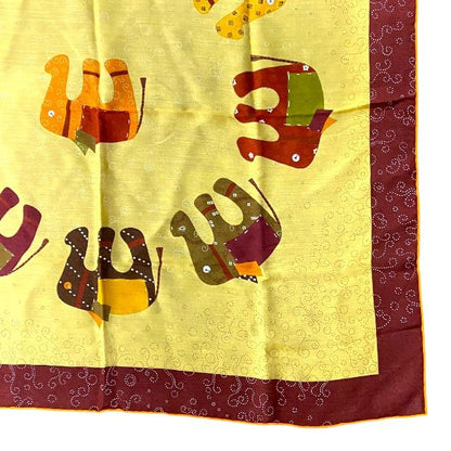 Hermes Scarf Carre 70 La Ronde Des Elephants Ronde Des Elephants Elephant Logo