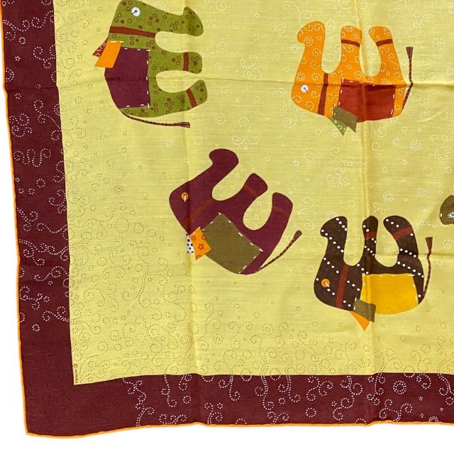Hermes Scarf Carre 70 La Ronde Des Elephants Ronde Des Elephants Elephant Logo